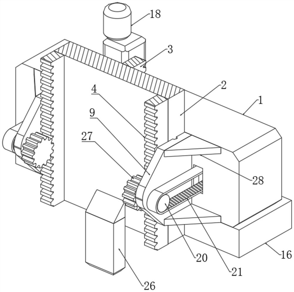 Climbing device of construction machinery