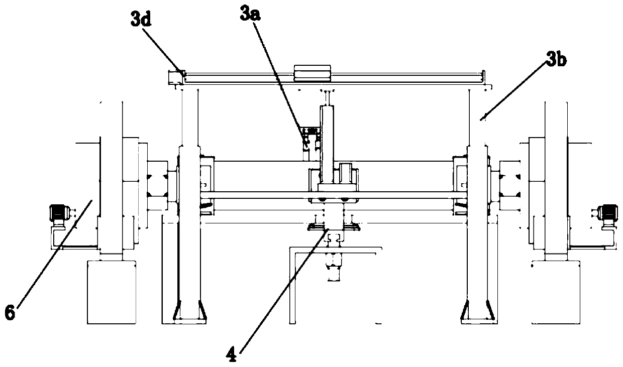 A working method of an h-shaped steel automatic welding device