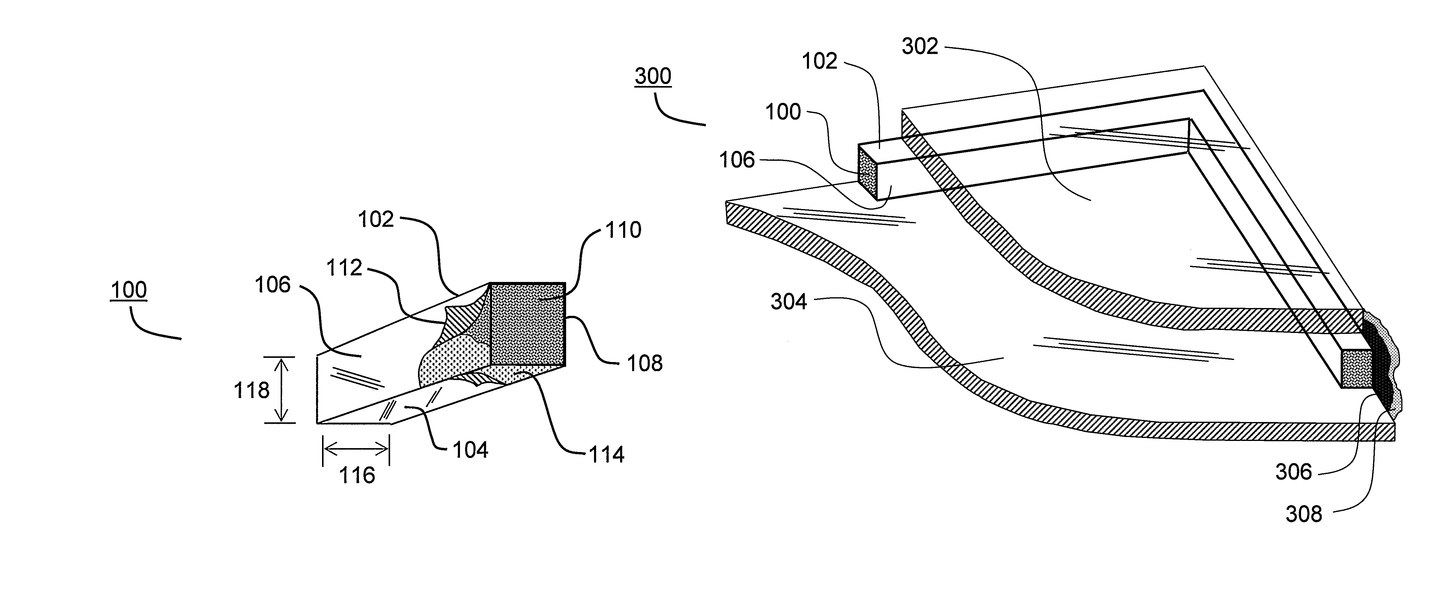 Encapsulated composit fibrous aerogel spacer assembly