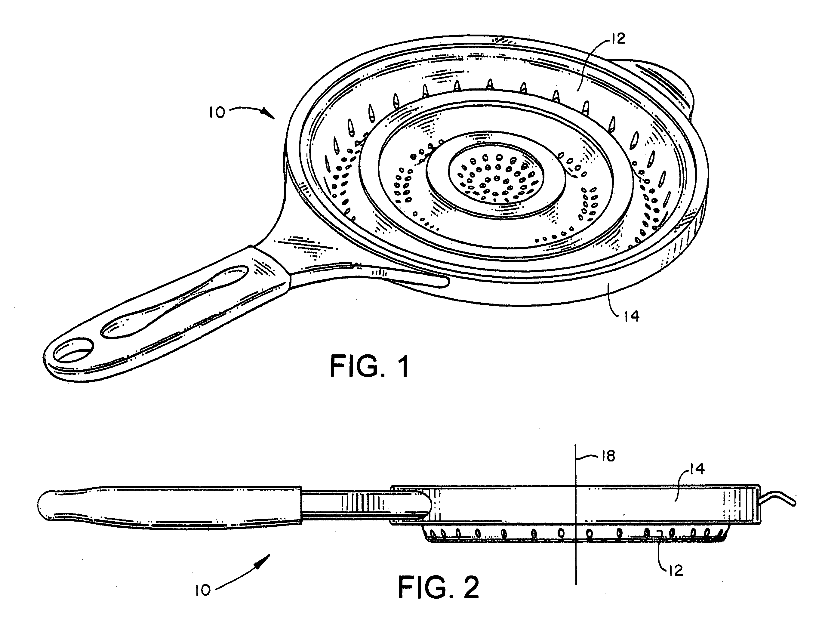 Collapsible strainer