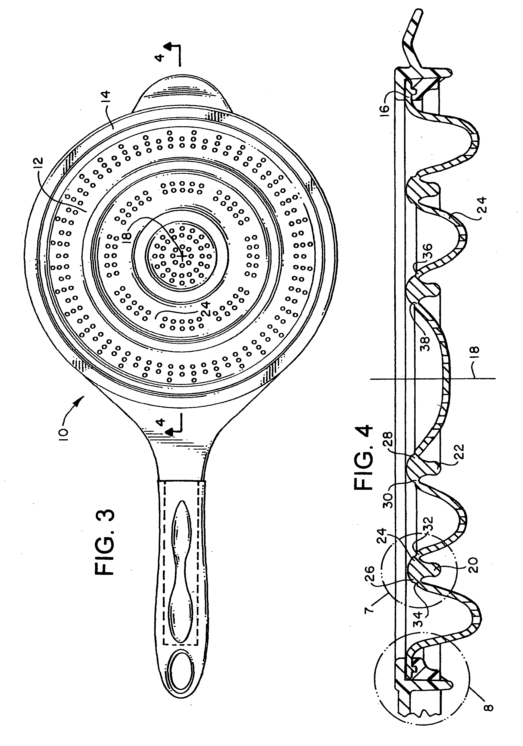 Collapsible strainer