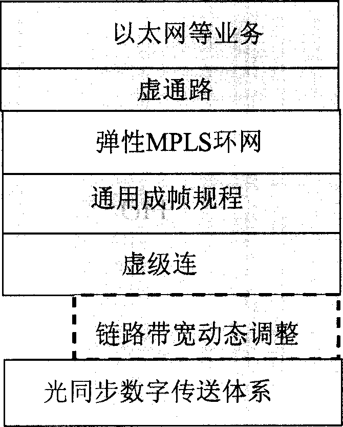 Ring net and method for realizing service