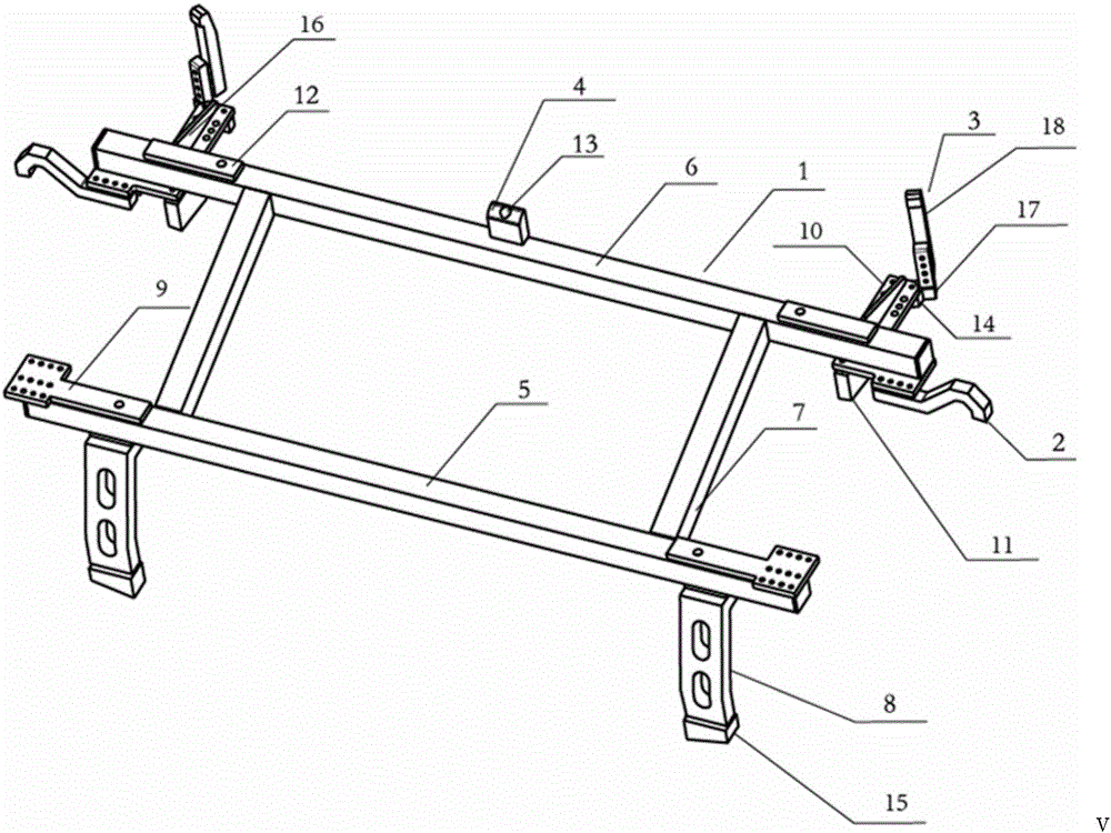 Damage-proof automobile front hood supporting frame