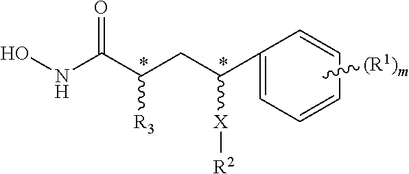 Hydroxamic acid derivatives of 4-phenyl 4-hydroxy, 4-phenyl 4-alkoxy and 4-phenyl 4-arylalkoxy butyric acid useful as therapeutic agents for treating anthrax poisoning