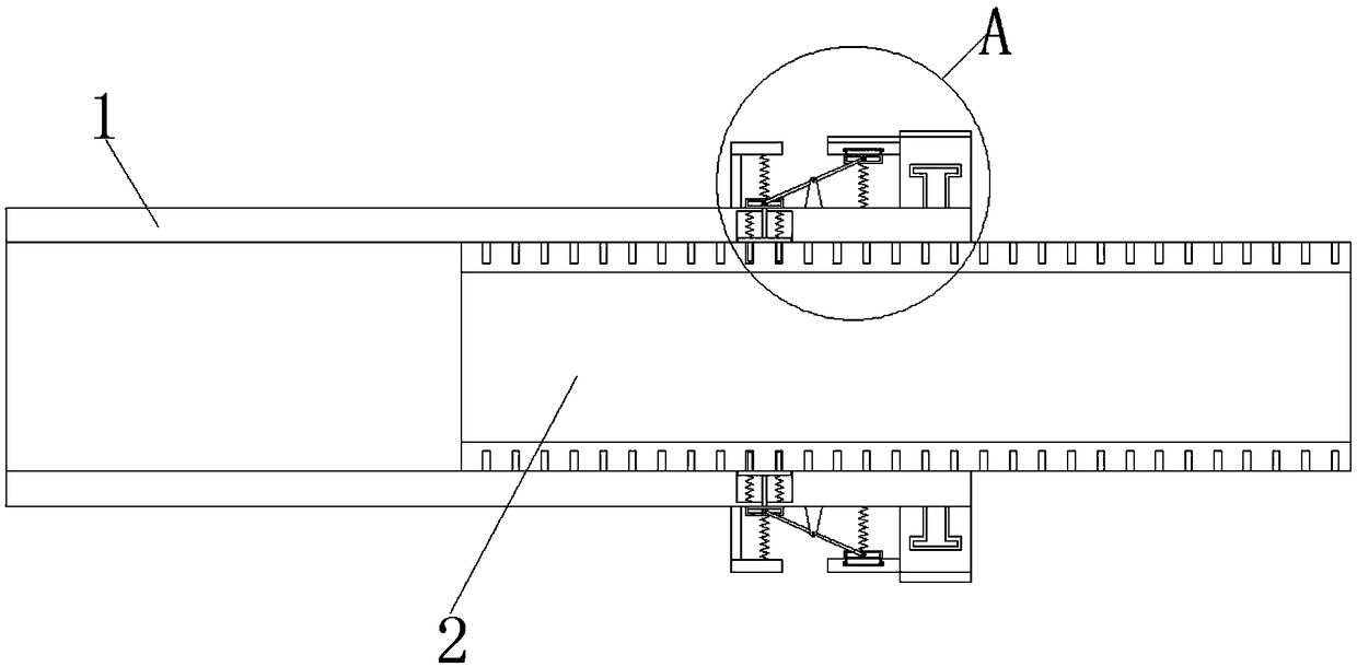 Textile wire outlet tube capable of adjusting length