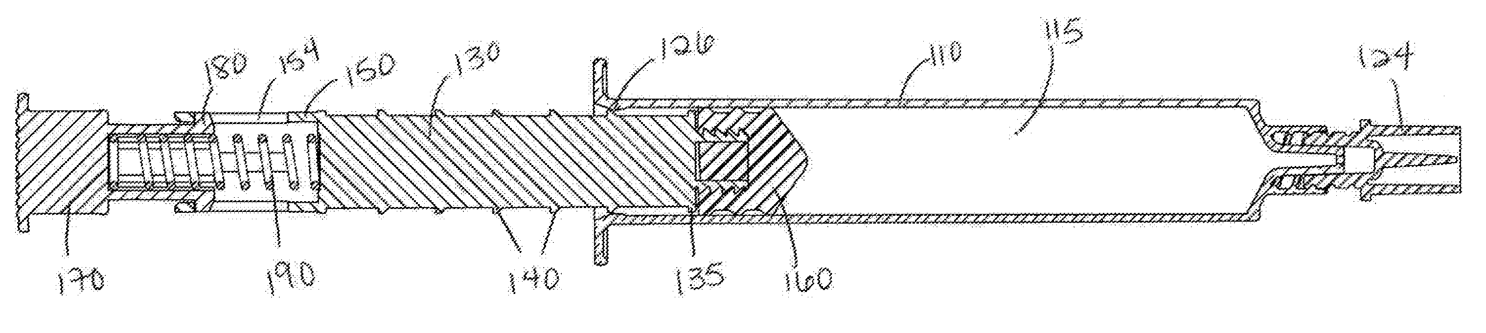 Flush Syringe Assembly with Controlled Pulsatile Flushing