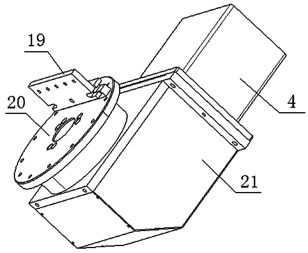 Flexible welding workstation of rectangular flange intelligent robot