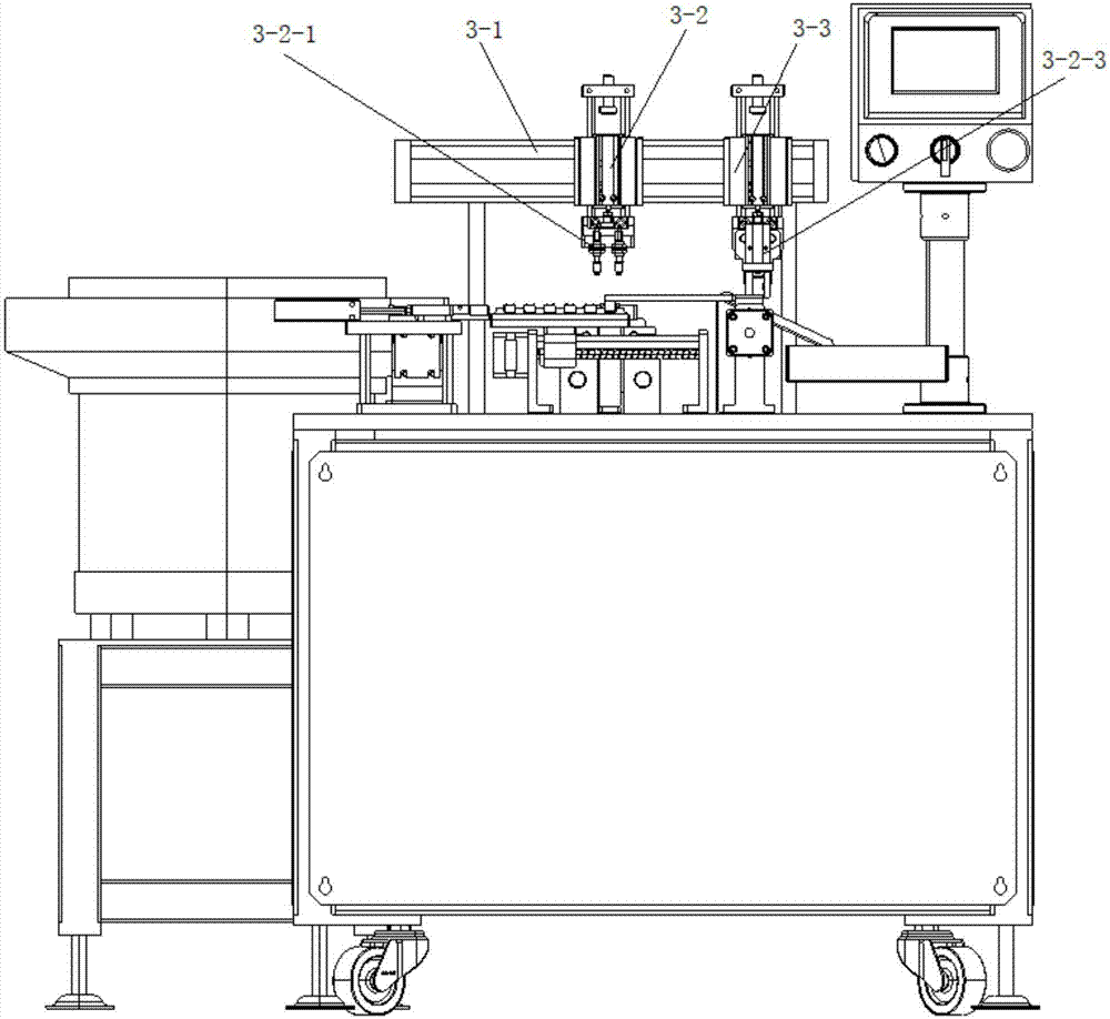 Electric sheet metal part assembling and welding machine