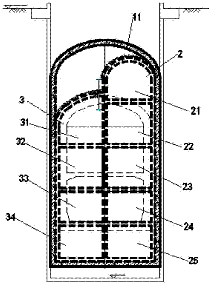 Construction Method of Auxiliary Air Duct Structure of Underground Excavation Station