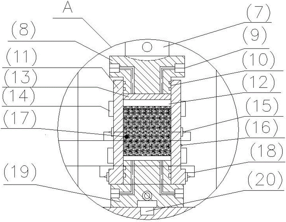 Bentonite two-way swelling force measuring instrument