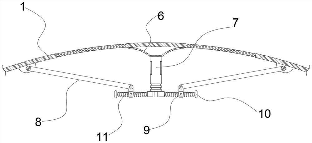 Double-side-face anti-collision protection device for aerial photography unmanned aerial vehicle