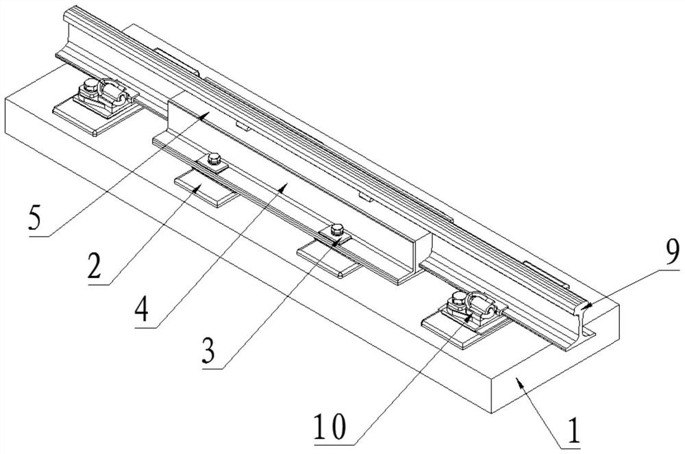 Improved track structure and construction method thereof