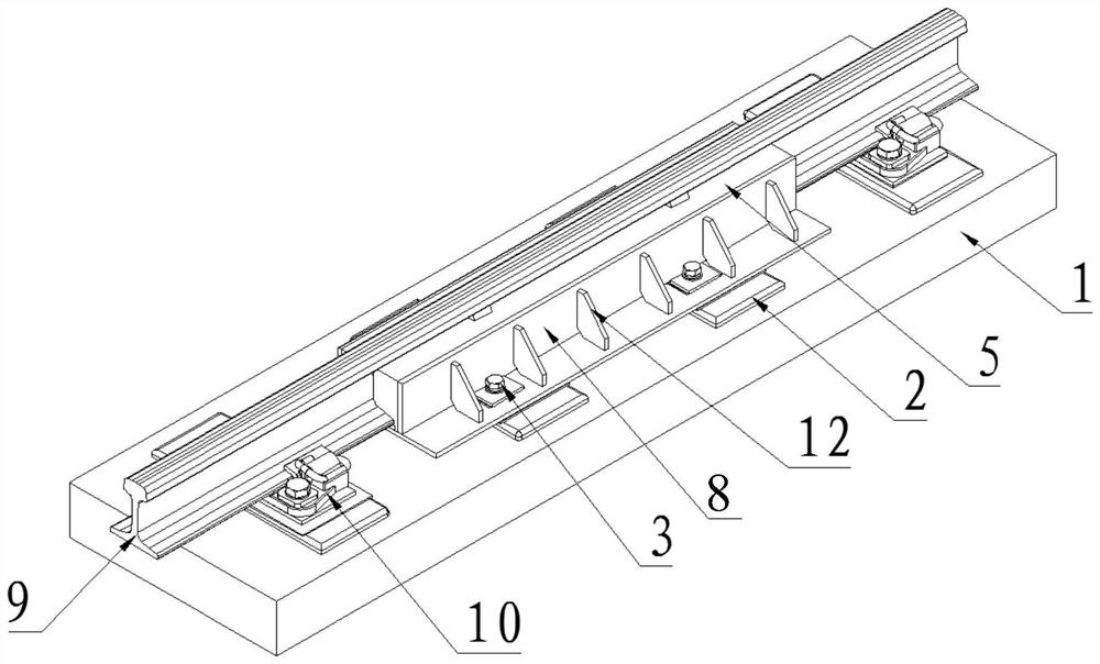 Improved track structure and construction method thereof