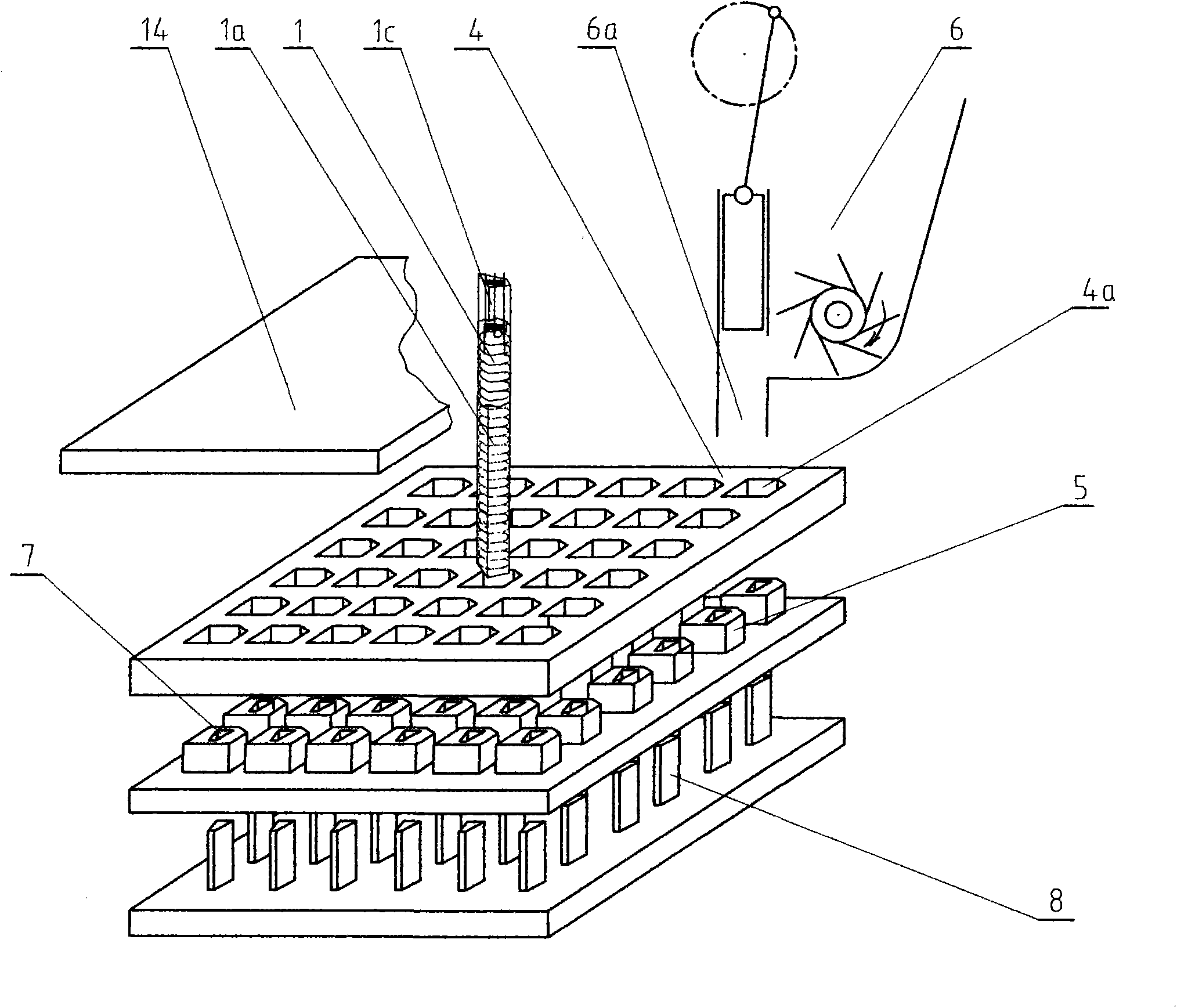 Corn directional seeding method, directional seed block manufacturing equipment and device for seeding seed blocks