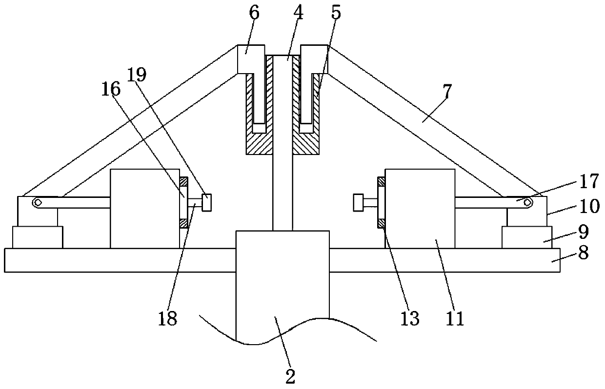 High-pole solar street lamp device