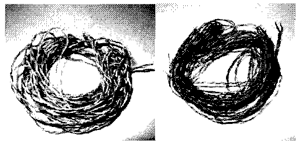 Method for recovering metals in waste thin electric wires, messed electric wires or miscellaneous electric wires by thermal decomposition