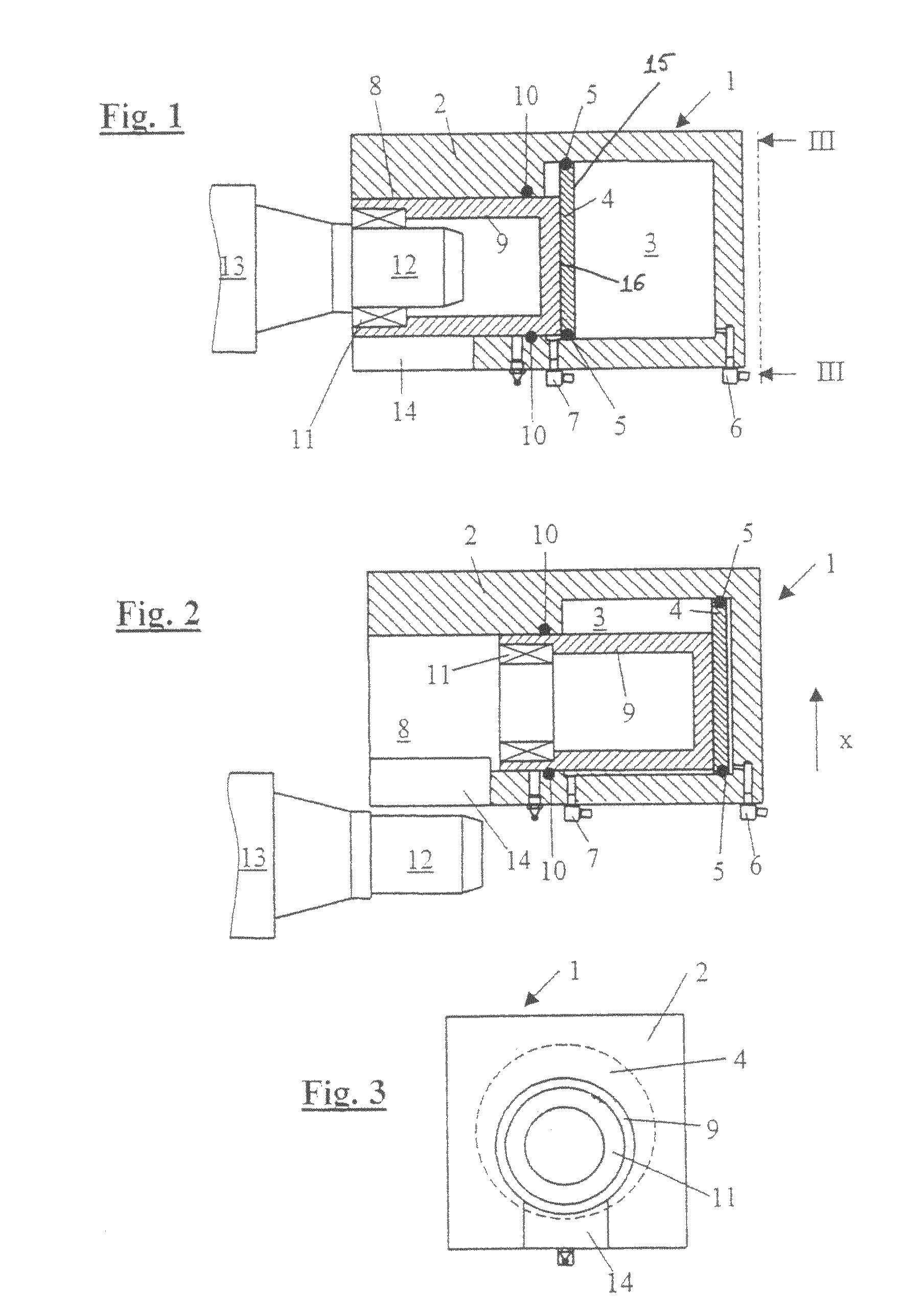 Mandrel locking unit for printing roller mandrels in a rotary printing machine