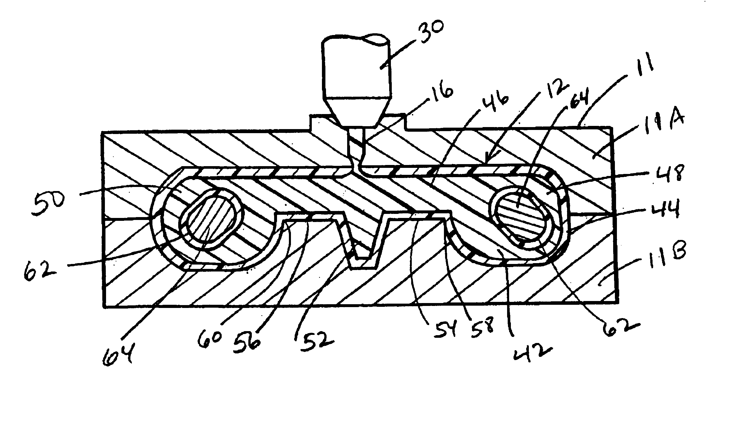 Module for a modular conveyor belt having a sandwich layer construction and method of manufacture