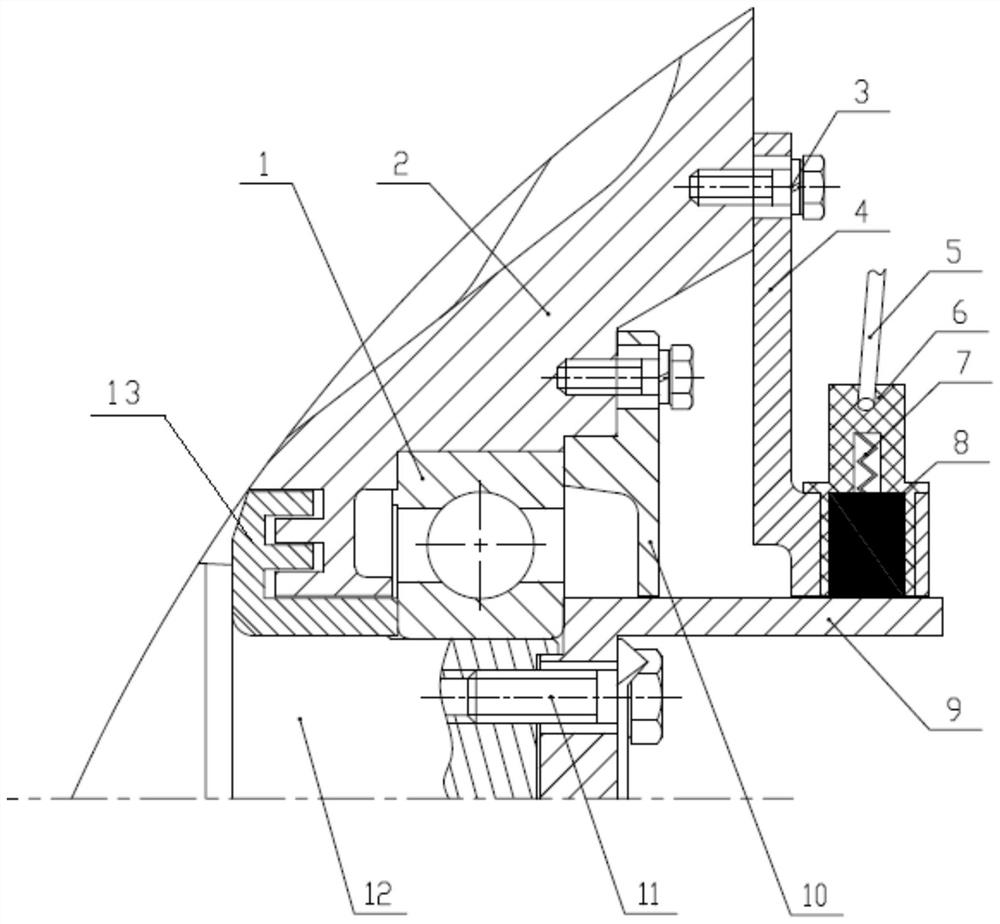 Motor shaft voltage testing structure