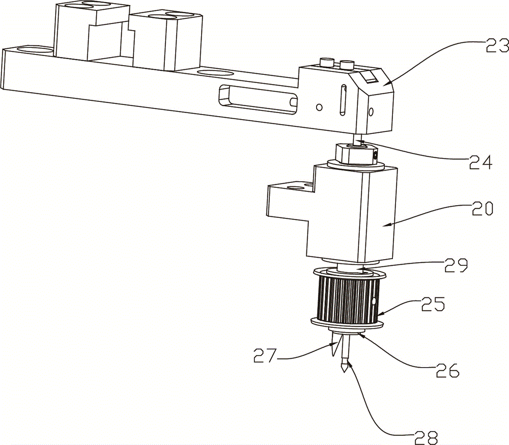 Punching device for plastic tanks