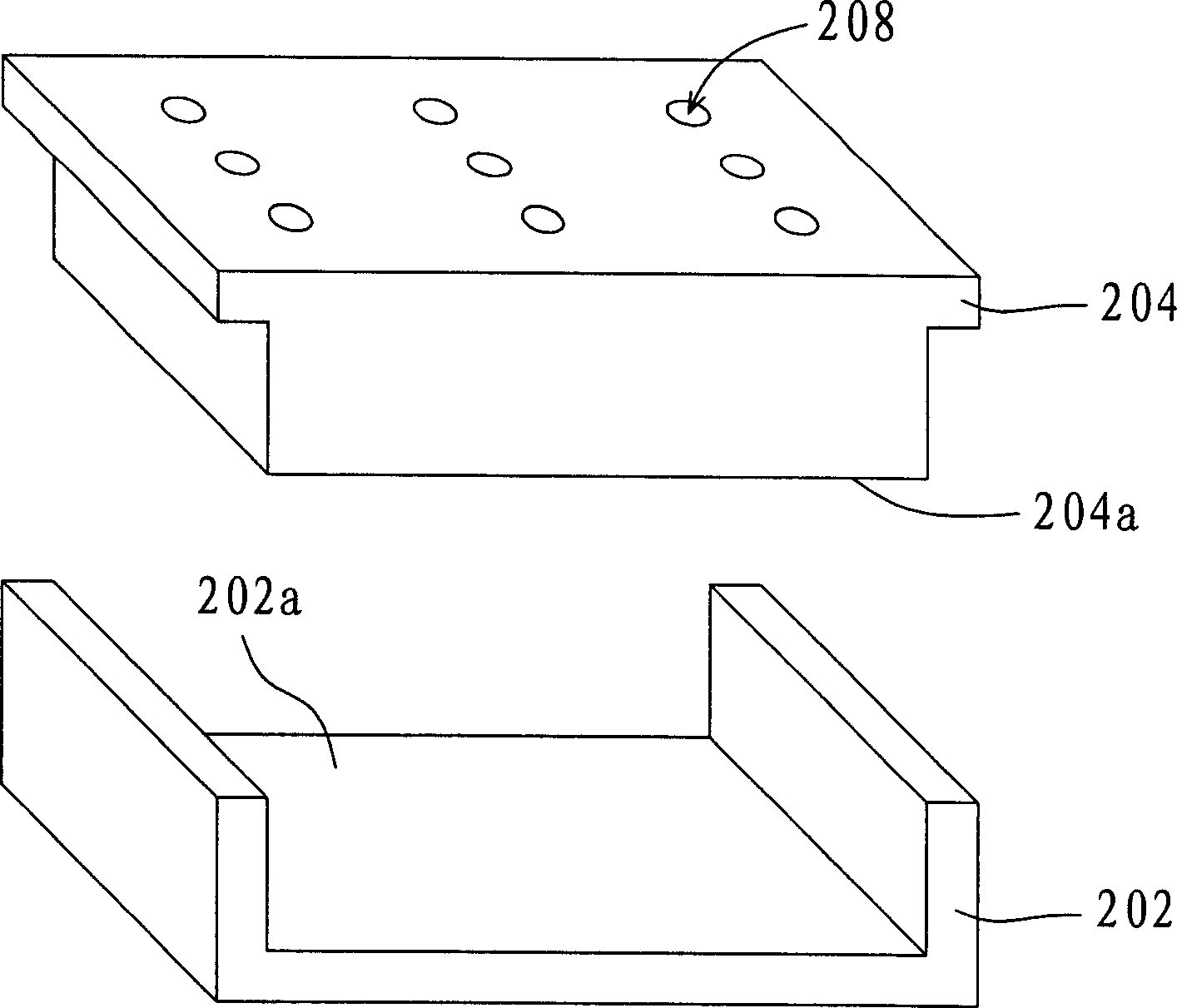 Adhesive method for metal piece and plastic piece and adhered machine casing thereof