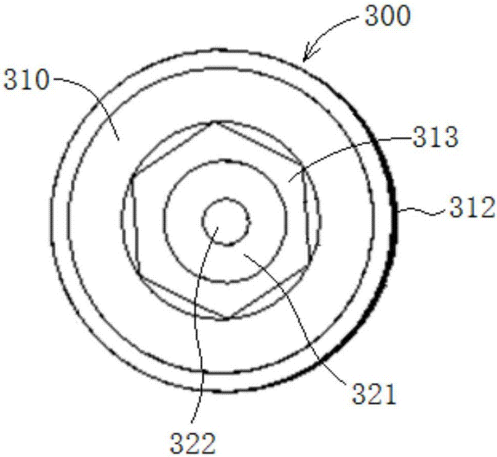 Electronic device with light guide post having electric transmission function