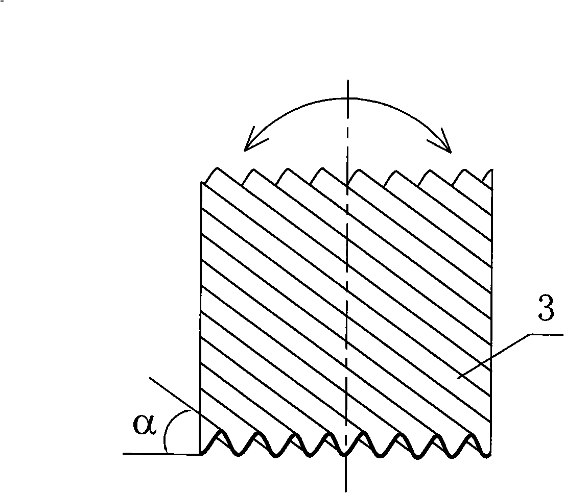 Longitudinal spiral inner fin tube