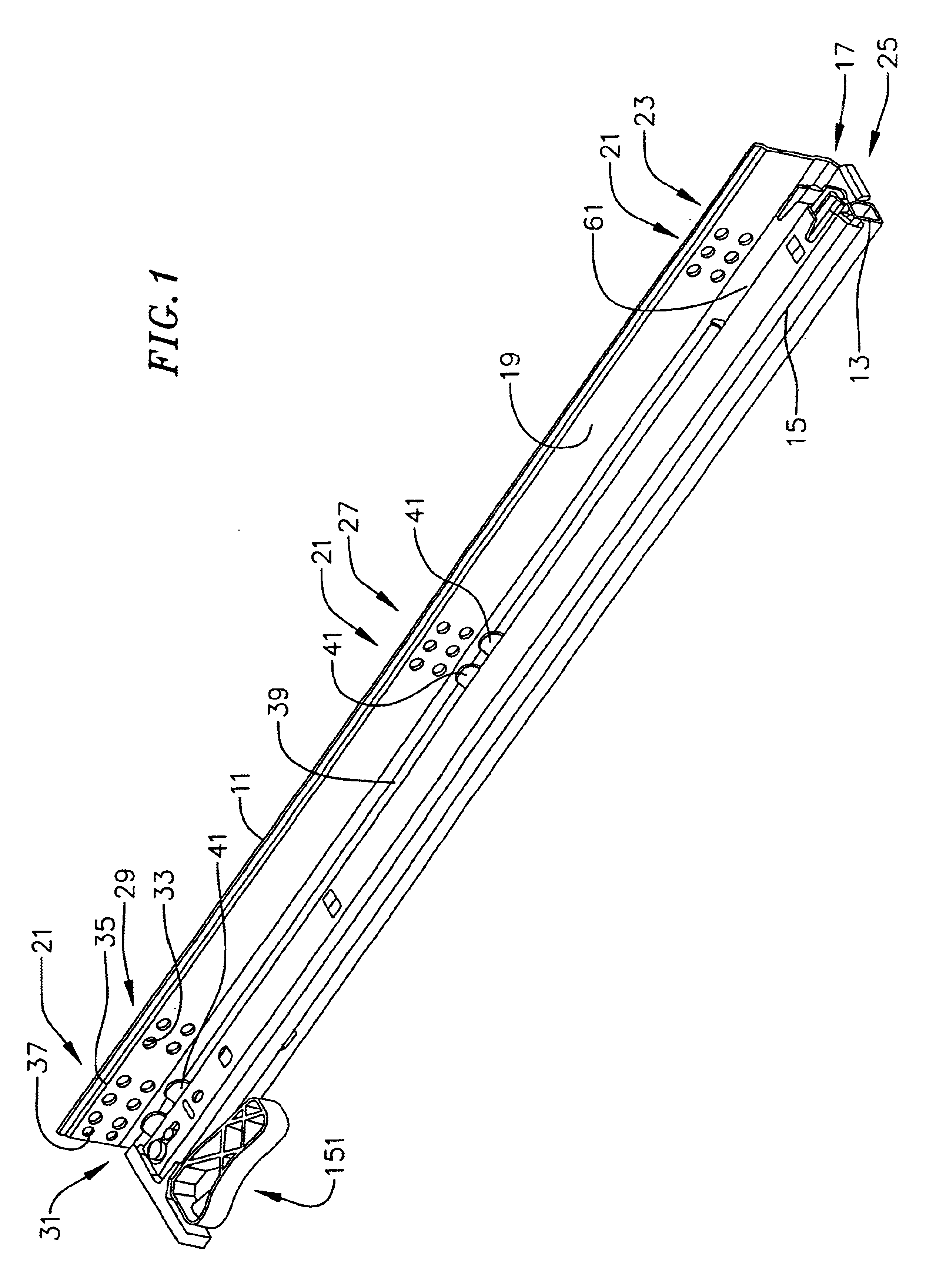 Undermount drawer slide