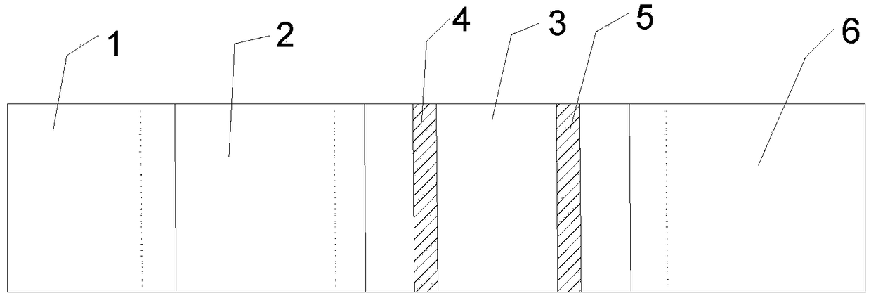 Portable test paper strip for detecting human anti-thyroglobulin antibody and preparation method of portable test paper strip