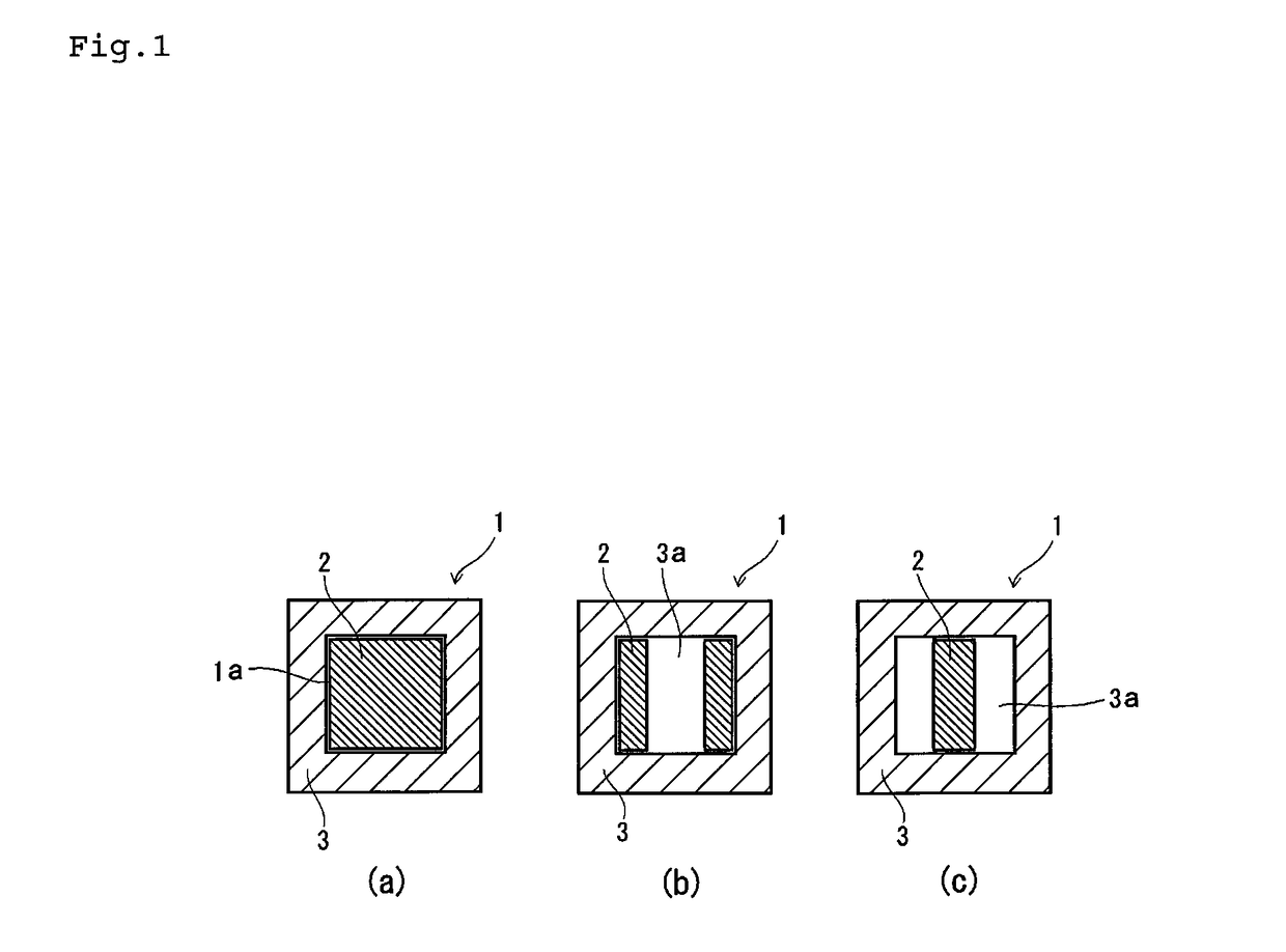 Composite magnetic core and magnetic element