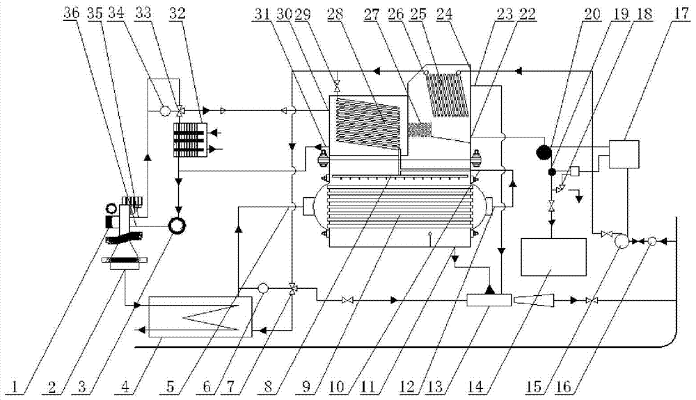 A Marine Seawater Desalination System Based on Diesel Engine Waste Heat Recovery