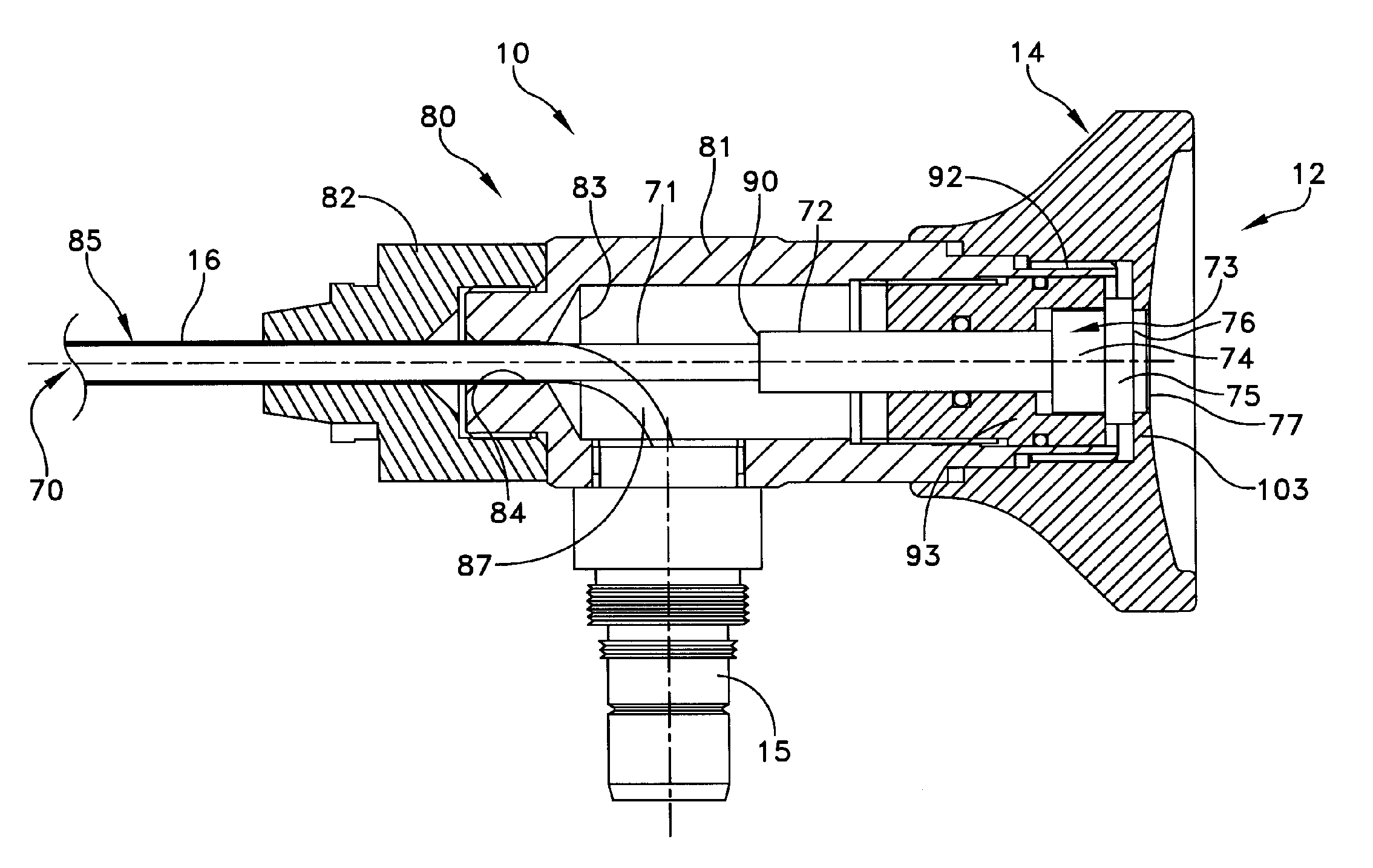 Endoscope with relief of axial loading