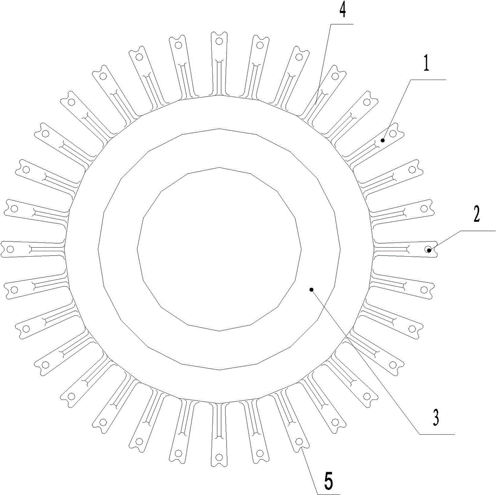 Dished wire distributing wheel for circular weaving machine