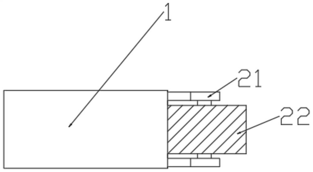 Sludge discharging and sinking device for bridge deepwater construction