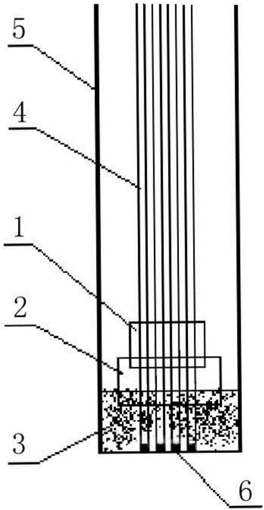 Method for preventing fiber breaking at root of hollow fiber ultrafiltration membrane