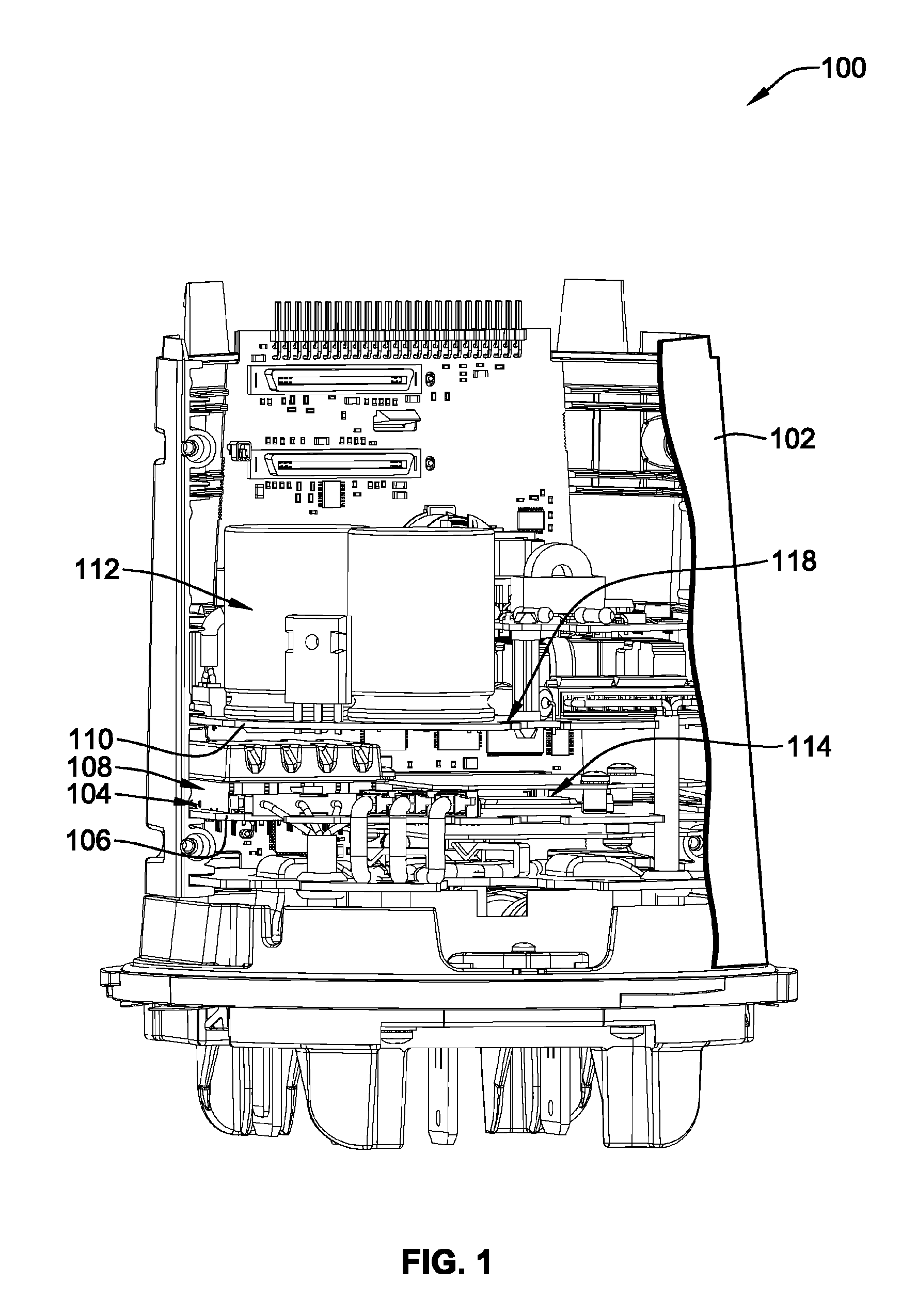 Resistor shield to minimize crosstalk and power supply interference