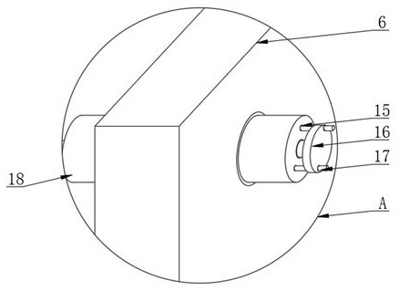 Surface rust removal device for tubular mechanical part machining