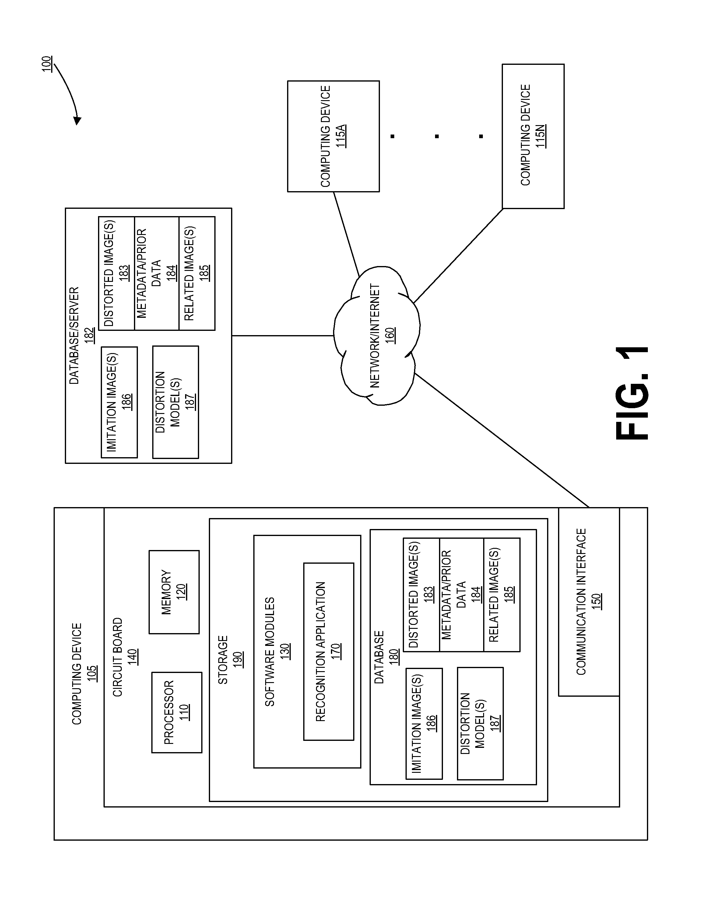 System and method for improved character recognition in distorted images