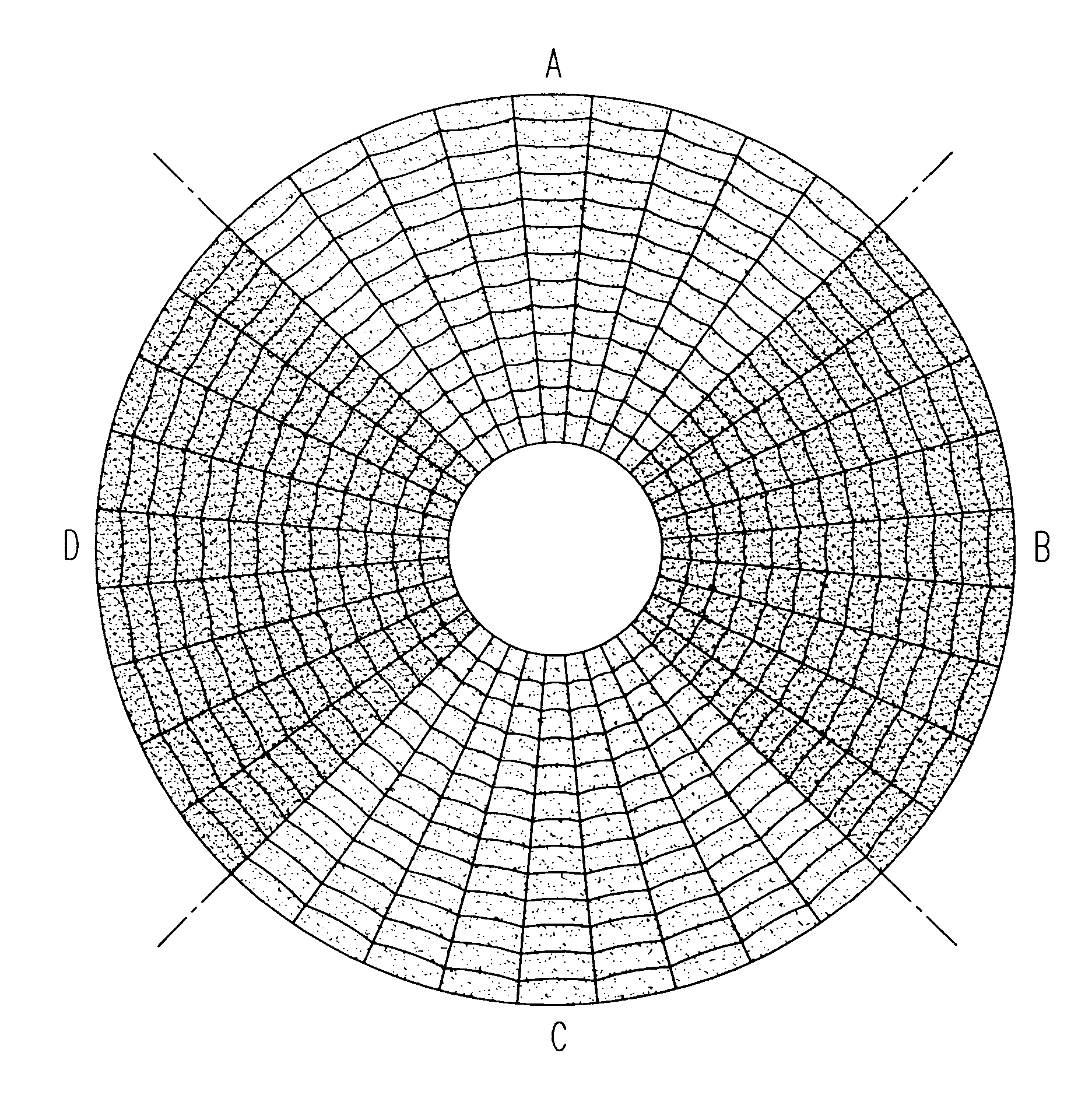 Optical design for a reflector for reflecting light beams