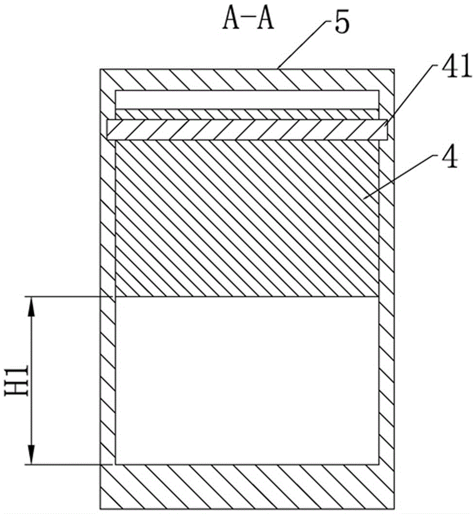 Collecting device for drill pin ground materials