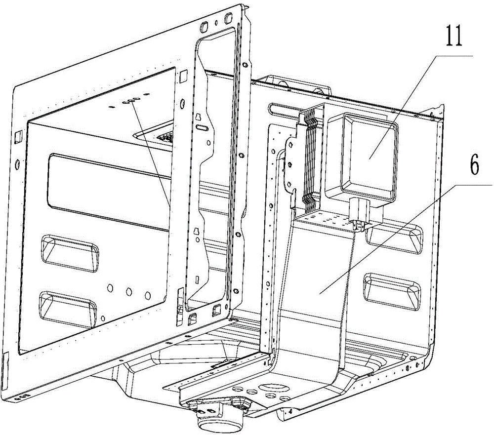 Cavity structure of microwave rice cooker