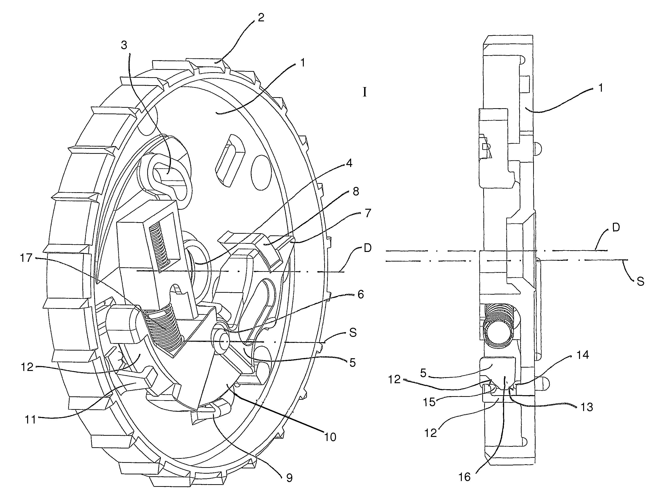 Self-locking belt retractor