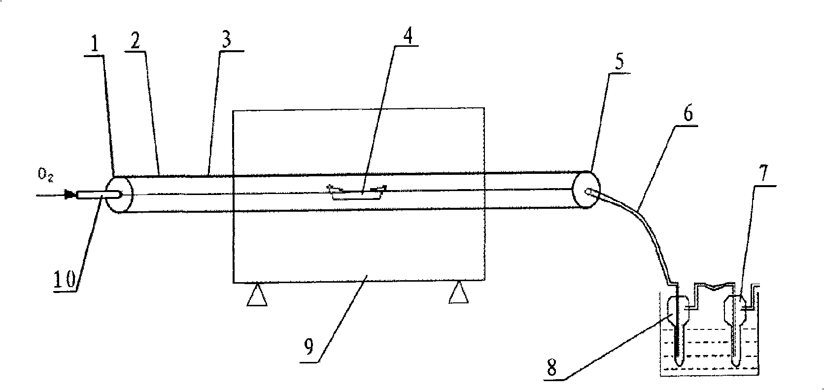 Method for detecting corrosive and harmful gas in insulating material of dry type transformer