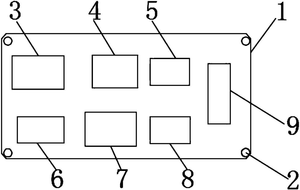 Device for measuring impedance of power line access point