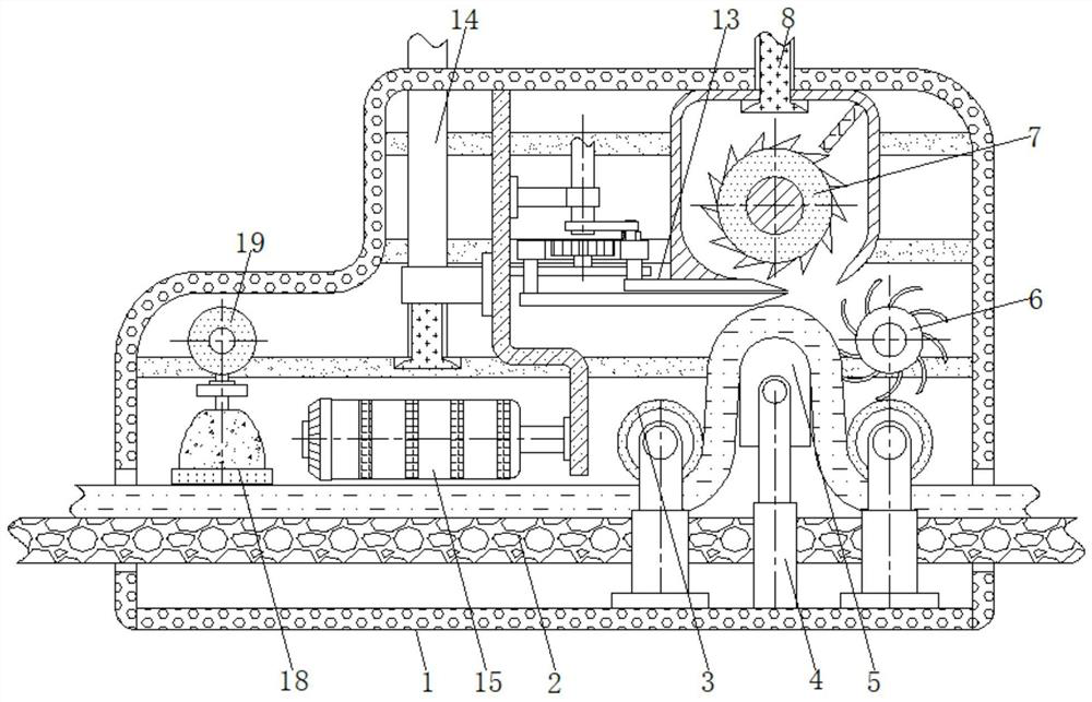 Apparatus for surface fluff treatment and surface flattening before cloth printing