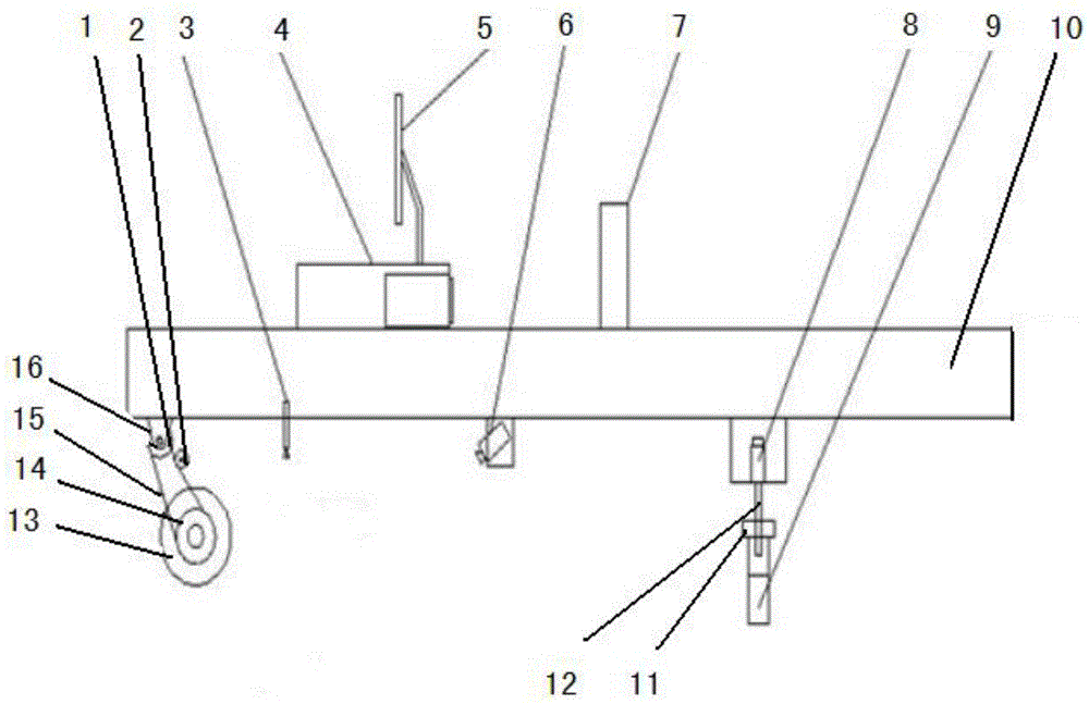 An accurate obstacle avoidance linkage control system for the dust suction port of a track road cleaning vehicle