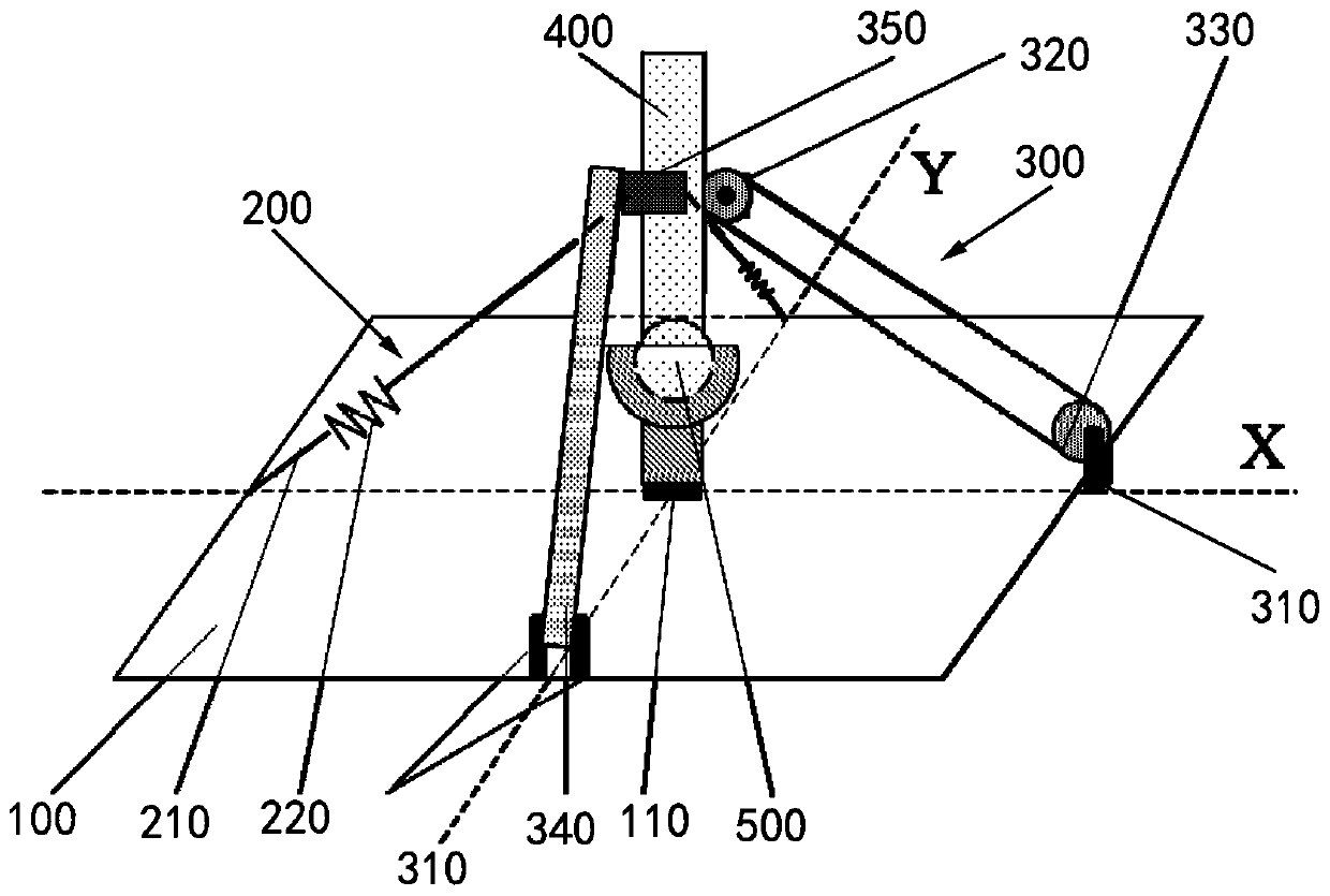 Automatic balancing type screen taker and automatic balancing method of the screen taker