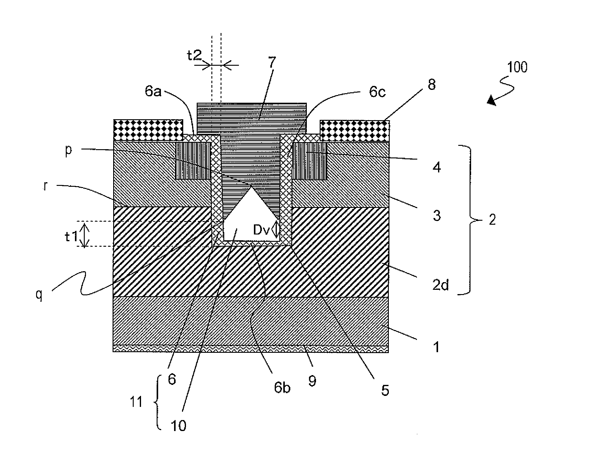 Semiconductor device and method for fabricating the device