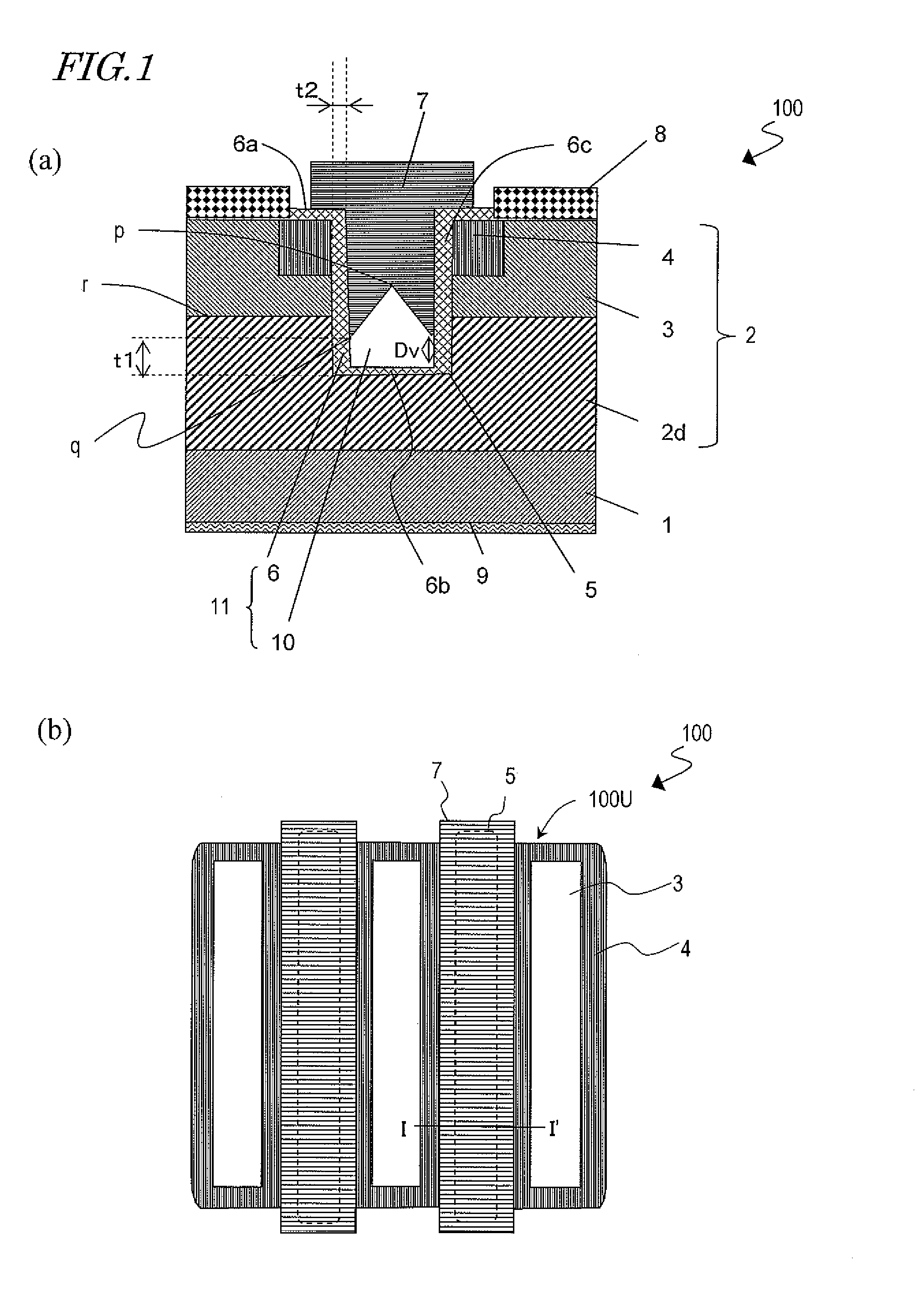 Semiconductor device and method for fabricating the device