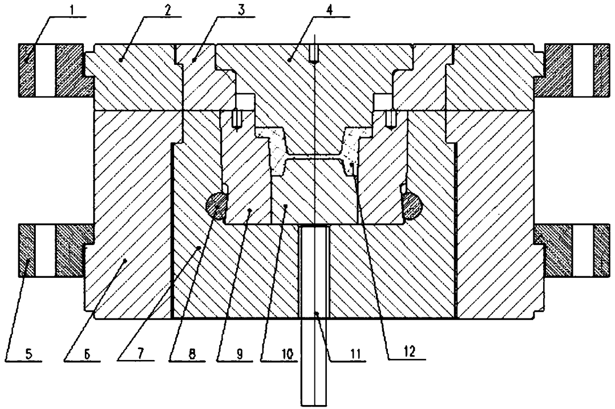 Universal combined type die forging tool